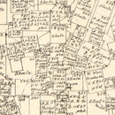 Vintage Map of Gillespie County, Texas 1879