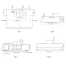 36" Under-Cabinet Convertible Pixie Air Series | UQG3602