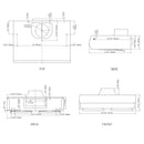 30"/36" Under-Cabinet Convertible Pixie Air Series | UQG3002 / UQG3602