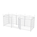 Dog Playpen Indoor 32 inch 8 Panels Metal Dog Pen Pet Dog Fence Outdoor Exercise Pen with Doors, Heavy Duty Dog Fence Puppy Pen for Large Medium Small Dogs Indoor Outdoor Foldable Pet Exercise Pen