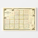 Vintage Map of Medina County, Ohio 1857