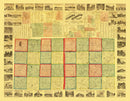 Vintage Map of Ingham County, Michigan 1859