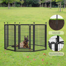 Dog Playpen 8 Panels 40' Height Heavy Duty Dog Fence Puppy Pen for Large Medium Small Dogs Indoor Outdoor Foldable Pet Exercise Pen