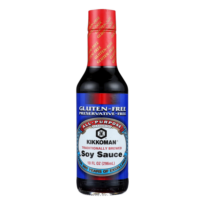 Kikkoman Gluten-Free Soy Sauce, 10 Fl Oz. Pack of 6