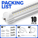 8ft LED Shop Light 10000 Lumens Daylight 5000K Linkable
