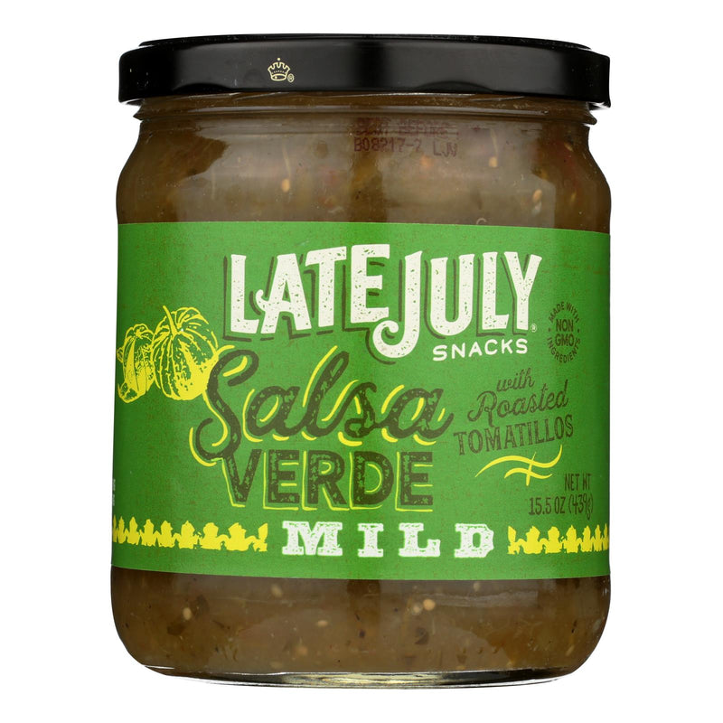 Late July Snacks Salsa Verde (Pack of 12 - 15.5 Oz.)