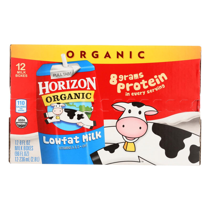 Horizon Organic Dairy Organic Low Fat 1% Milk - Aseptic - 12/8 Fl Oz