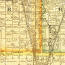 Vintage Map of Codington County, South Dakota 1898
