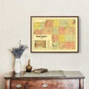 Vintage Map of Grant County, South Dakota 1899