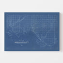 Vintage Map of Wahkiakum County, Washington 1898