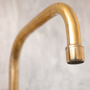 Wall Mounted Unlacquered Brass Faucet
