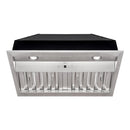 30" Range Hood Insert, Stainless Steel Kitchen Vent Hood with Dimmable LED Lights, 600CFM - NX-E90-30
