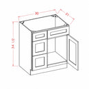 30 Inch Rustic Shaker Single Sink Bathroom Vanity