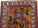 Small Persian Baluchi Rug, Tribal Rug, Brown, Multicolor
