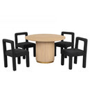 Dining Chairs With Square Open Back (Set of 2)
