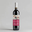 30th Birthday Photo Wine Label