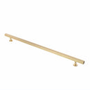 Lew's Square Bar Cabinet Knobs and Handles in Brushed Brass
