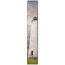 Five Mile Point Lighthouse, Connecticut Wooden Sign | Wall Art Print on Real Wood | New Haven Coastal Nautical Beach House Home Decor