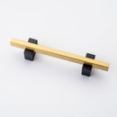 Lew's Two Tone Series Knobs and Handles Black and Brass