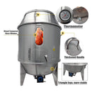 31-Inch Stainless Steel Commercial LPG Roaster Grill Oven For Chicken, Duck, And Turkey (SAK63597)