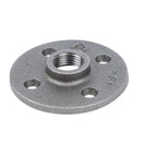 1/2 in. Black Floor Flange