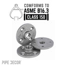 3/8 in. Black Floor Flange