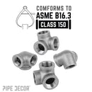 1 in. Black Side Outlet Elbow