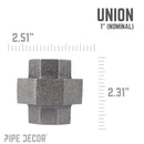 1 in. Black Union