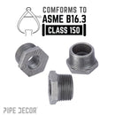 1 1/2 in. x 3/4 in. Black Bushing