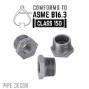 1 in. x 1/2 in. Black Bushing