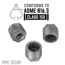 1 in. x 3/8 in. Black Bushing