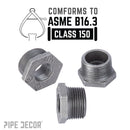 2 in. x 1 1/2 in. Black Bushing