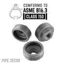 2 in. x 3/4 in. Black Bushing