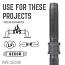1/2 in. Black Coupling