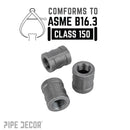 3/8 in. Black Coupling