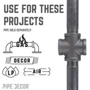 3/4 in. Black Cross