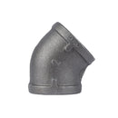 2 in. Black 45 Degree Elbow
