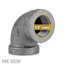 3/8 in. Black 90 Degree Elbow