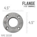 1 1/2 in. Black Floor Flange