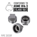 1 1/2 in. Black Plug