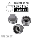 1 1/2 in. Black Plug