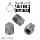 1/2 in. Black Plug