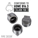 1 in. Black Plug