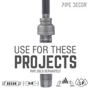 2 in. x 3/4 in. Black Reducing Coupling