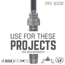 2 in. x 3/4 in. Black Reducing Coupling