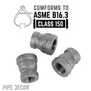 3/8 in. x 1/4 in. Black Reducing Coupling