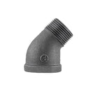 1 in. Black 45 Degree Street Elbow