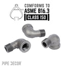 1/2 in. Black 90 Degree Street Elbow