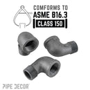 1 in. Black 90 Degree Street Elbow