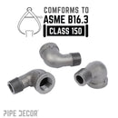 3/8 in. Black 90 Degree Street Elbow